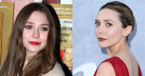 elizabeth olsen boob|Elizabeth Olsens Before & After Transformation